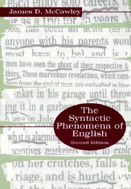 【预订】The Syntactic Phenomena of English 9780226556291
