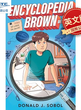 现货 Encyclopedia Brown, Boy Detective 英文原版 百科全书布朗：男孩侦探