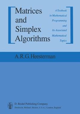 预订 Matrices and Simplex Algorithms