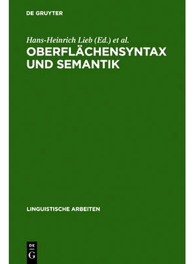 预订 Oberflächensyntax und Semantik: Symposium anläßlich der ersten Jahrestagung der Deutschen Gesellschaft für Spra