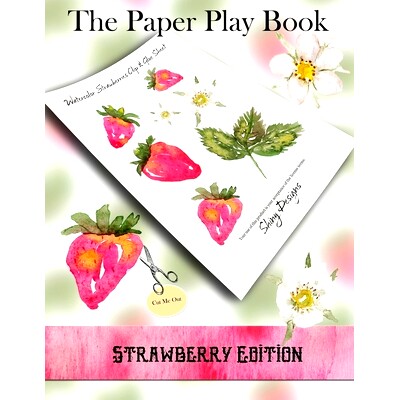 预订 The Paper Play Book - Strawberry Edition: A Cut and Collage Book from Shiny Designs: 9781979794879
