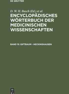 【预订】Giftbaum - Heckinghausen 9783111210346