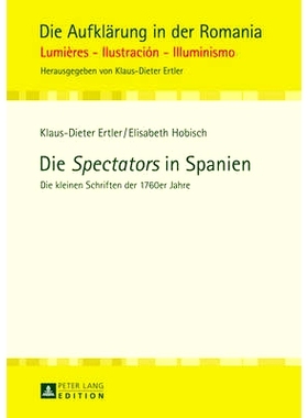 预订 Die «Spectators» in Spanien: Die kleinen Schriften der 1760er Jahre: 9783631654200