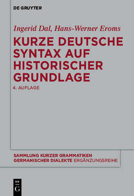 【预订】Kurze deutsche Syntax auf historischer Grundlage 9783110485042