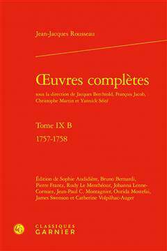 [预订]Oeuvres Completes. Tome IX B: 1757-1758 9782406151630