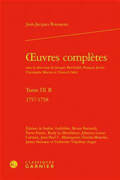 [预订]Oeuvres Completes. Tome IX B: 1757-1758 9782406151630