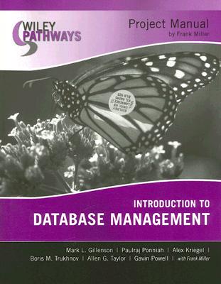 【预订】Wiley Pathways Introduction To Database Managementproject Manual