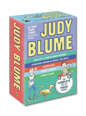 现货 英文原版 朱迪布鲁姆幽默成长小说系列 5册套装 儿童读物 章节 桥梁书 纽约时报畅销儿童小说 Judy Blume's Fudge Box Set