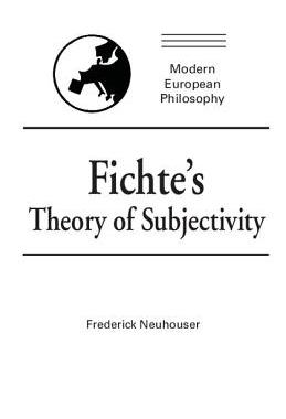 预订 Fichte's Theory of Subjectivity