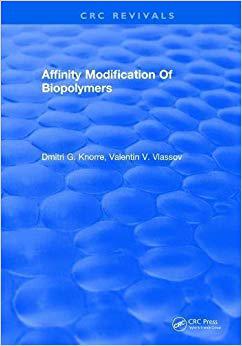 【预售】Affinity Modification of Biopolymers