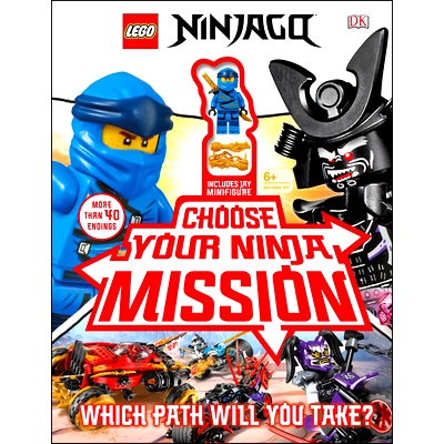 预订 Lego Ninjago Choose Your Ninja Mission: With Ninjago Jay Minifigure: 9781465489555