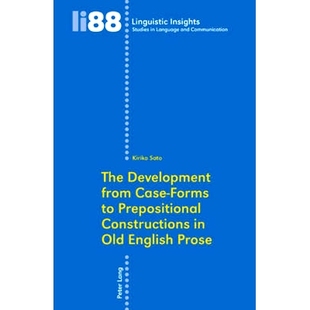 Old from Forms Case English 9783039117635 Prepositional 预订 Constructions The Development Prose