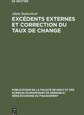 【预订】Excédents externes et correction du taux de change 9783111290447