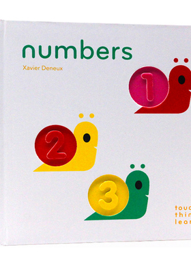 英文原版 小手摸摸全知道：数字 Touchthinklearn: Numbers