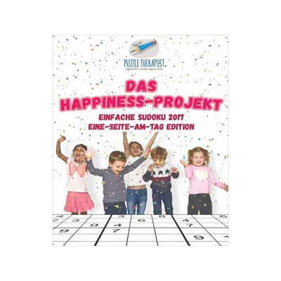 [预订]Das Happ1ness-Projekt Einfache Sudoku 2017 Eine-Seite-am-Tag Edition 9781541945463