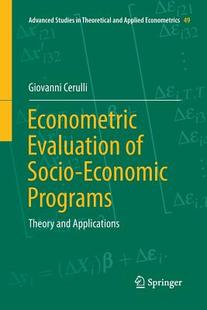Evaluation Econometric Socio Programs Economic 预订
