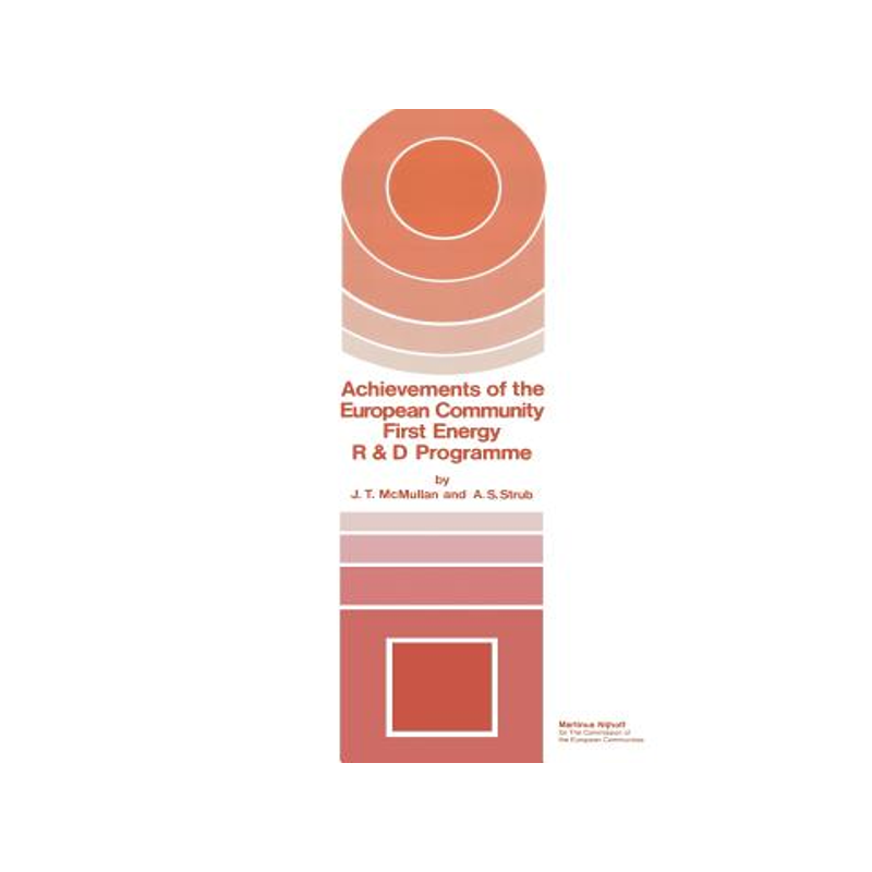 预订 Achievements of The European Community First Energy R & D Programme