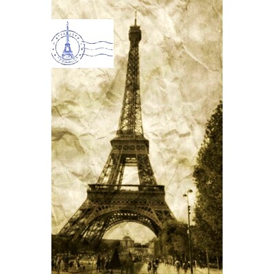 预订 Eiffel Tower vintage cream color blank page journal: Eiffel Tower vintage cream color blank page journal: 978171431
