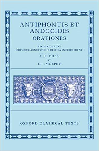 【预售】Antiphon and Andocides: Speeches (Antiphontis et Andocidis Orationes)