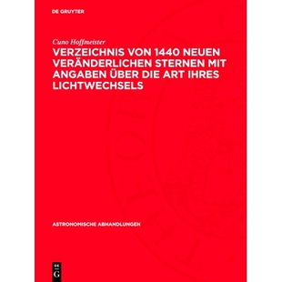 neuen mit Verzeichnis 1440 ihres 9783112737484 预订 Art Veränderlichen von über Angaben Sternen Lichtwechsels die
