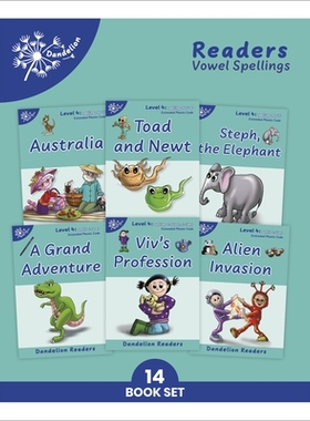 预订 Phonic Books Dandelion Readers Vowel Spellings Level 4: Alternative vowel and consonant spellings, and Latin suffix