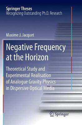 【预订】Negative Frequency at the Horizon: Theoretical Study and Experimental Realisation of Analogue Gravity Phys...