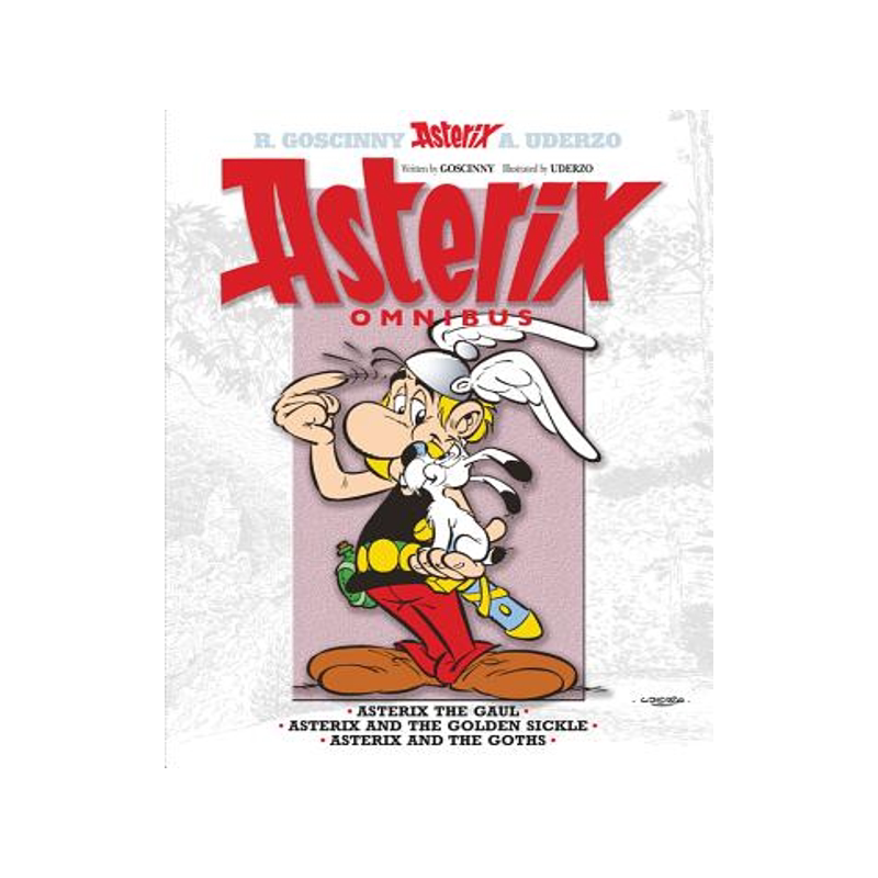 英文原版 高卢英雄历险记 1-3 合订本 卷一 儿童漫画 Asterix Omnibus 1 高卢人阿斯特克斯 与金镰刀 与哥特人