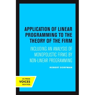 the Firms Application Theory Linear Monopolistic Firm Non Programming Analysis 预订 Lin Including
