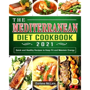 Cookbook and The Diet Fit Energy 预订 Keep 2021 Mediterranean Recipes Healthy Quick Maintain