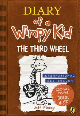 【预订】Diary of a Wimpy Kid: The Third Wheel book & CD