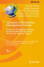 [预订]Advances in Production Management Systems. Production Management Systems for Responsible Manufacturi 9783031436659