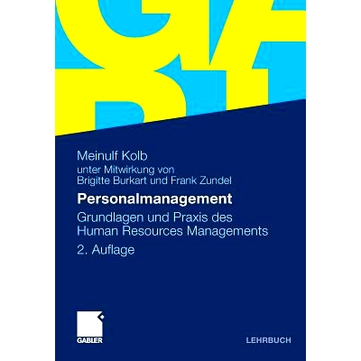 预订 Personalmanagement: Grundlagen und Praxis des Human Resources Managements: 9783834918536