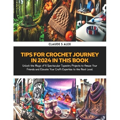 预订 Tips for Crochet Journey in 2024 in this Book: Unlock the Magic of 6 Spectacular Tapestry Projects to Amaze Your Fr