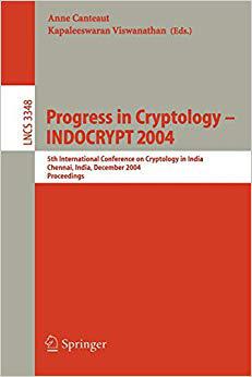 【预订】Progress in Cryptology - INDOCRYPT 2004 9783540241300