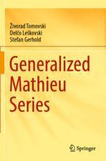 【预订】Generalized Mathieu Series 9783030848194
