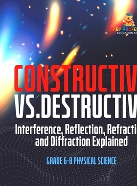 预订 Constructive vs. Destructive Interference, Reflection, Refraction, and Diffraction Explained Grade 6-8 Physical Sci
