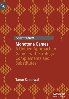 【预订】Monotone Games
