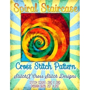 预订 Spiral Staircase Cross Stitch Pattern: 9781508825722