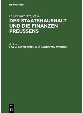 预订 Die direkten und indirekten Steuern: 9783111280691