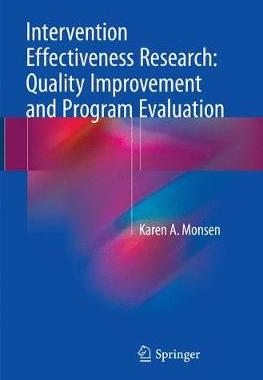 【预订】Intervention Effectiveness Research: Quality Improvement and Program Evaluation