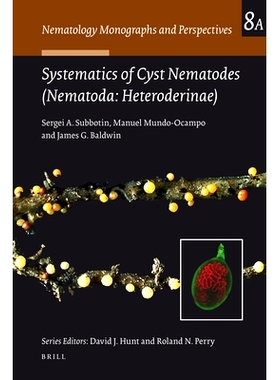 预订 Systematics of Cyst Nematodes (Nematoda: Heteroderinae), Part A 胞线虫分类学（线虫Heteroderinae），第8卷A部分: 9789