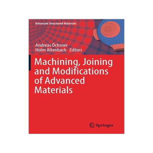 预订 Machining, Joining and Modifications of Advanced Materials