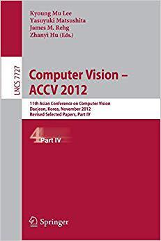 【预订】Computer Vision -- ACCV 2012 9783642374463