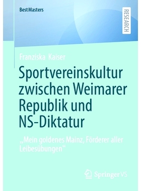 预订 Sportvereinskultur Zwischen Weimarer Republik Und Ns-Diktatur: 