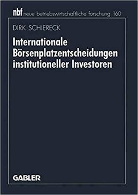 【预订】Internationale Börsenplatzentscheidungen institutioneller Investoren 9783409132664
