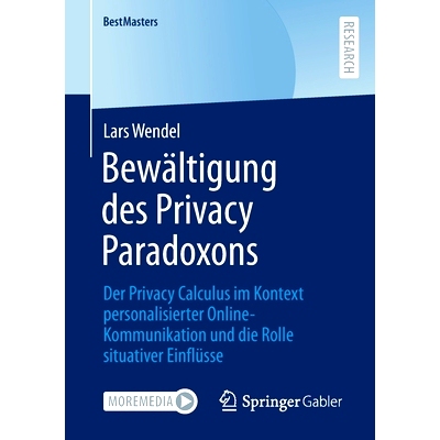 预订 Bewältigung des Privacy Paradoxons: 9783658361426