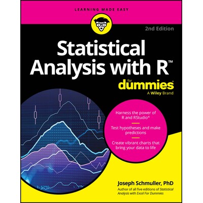 现货 Statistical Analysis With R for Dummies, 2nd Edition 《R语言统计分析入门》（*版）: 9781394343065