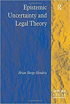 【预售】Epistemic Uncertainty and Legal Theory