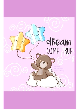 预订 Dream Come True: 120 Pages Drawing Pad With Boarders Plain And Matte Finish: 9781089986522