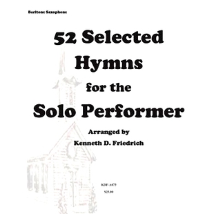 sax 9781500896997 Hymns Solo Performer the Selected for version 预订 bari